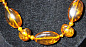 Бусы янтарь (огранка, шар, овал) 53 см