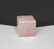  Куб розовый кварц 30*30*30 мм фото
