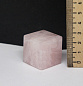  Куб розовый кварц 30*30*30 мм